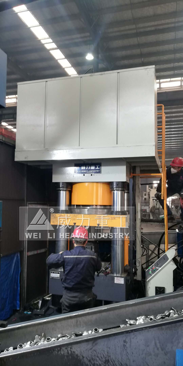 热锻液压机客户使用现场