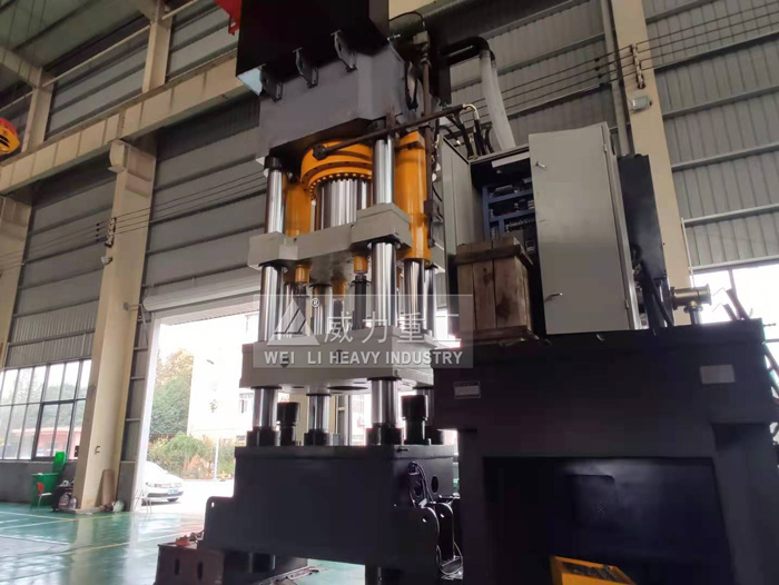 山东威力重工电梯配重块液压机生产厂家